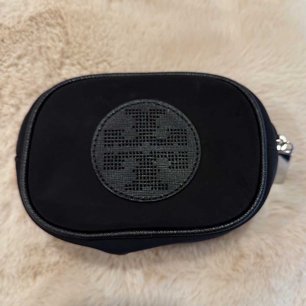 Tory Burch Black Cosmetic Pouch